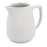 Jarra Porcelana 460ml Leiteira Molhos E Caldas Louça Branca