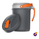 Jarra Térmica 2 5 Litros Chá Café Tereré Fliptop Termolar Cor Cinza
