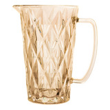 Jarra Vidro Diamond 1l Ambar Diamante Água Suco Drink Buffet
