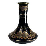 Jarro Vaso 26cm Para Narguile Médio Md Hookah Preto