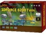 Jaton Placa De Vídeo 3DForce6200Twin NVidia Geforce 6200 Dual VGAs 256MB DDR AGP 8X 10 300