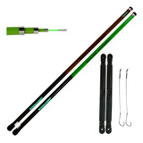 Jaú Pesca Jp0410 Vara Telescópica 5mts Cor Verde