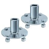 JAVIK 2 Conjuntos De Cubo De Eixo 10 Cm X 10 Cm Compatível Com Go-Kart Quad ATV Trike Com Roda Dianteira E Traseira De 20 Cm