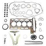 JAVOUKA Kit De Corrente De Distribuição Do Motor Com Roda Dentada E Conjunto De Junta Do Cabeçote Para Mini Cooper R56 Hatchback 07 08 Para Mini Cooper R55 R56 09 12 Substituir 20606049609 214682