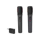 JBL- Par De Microfone Sem Fio- JBL PartyBox Wireless Mic - Preto