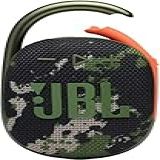JBL Clip 4 Alto Falante Para Uso Portátil Sem Fio Bluetooth 5 Watts Squad JBLCLIP4Squad 5Watt
