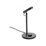 JBL Microfone Com Fio Quantum Stream Talk Com Luz LED Preto