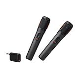 JBL Microfone Sem Fio PartyBox 2 Microfones Digitais Sem Fio Bateria Recarregável 20 Horas 700 MAh Voz Clara Som Nítido Conexão Estável De 2 4 GHz Compatível Com Todos Os Alto Falantes