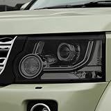 JCAKES Película Protetora Preta Fumada Para Farol De Carro Adesivo De TPU Transparente Para Acessórios Land Rover Discovery 4 LR4 2009 2016
