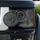 JCAKES Película Protetora Preta Fumada Para Farol De Carro Adesivo De TPU Transparente Para Acessórios Land Rover Discovery 4 LR4 2009 2016