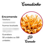 Jd Canudos Canudinho Para Rechear 50 Unidades