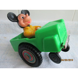 Jeep Maluco Mickey Estrela Brinquedo Antigo