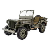 Jeep Willys Mb 1942 Rádio Controle 1 12 Segunda Guerra