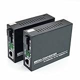 Jeirdus 1 Par De Conversores De Mídia De Fibra óptica Singlex SC 20KM 10 100M Singlemode