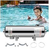 JENLER Trocador De Calor Para Piscina Aço Inoxidável 304 Eficiente E Durável Ideal Para Piscinas Spas E Banheiras De Hidromassagem Perfeito Para Proprietários De Casas E Entusiastas De Fitness