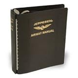 Jeppesen Pasta De Couro Manual Premium 2 Airway – Am621122 Com Kit De Viagem Para Grandes Lagos Da América Central Norte (2001)