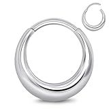JESMODA Anéis De Septo De Aço Inoxidável De 16 G Argolas Para Piercing De Nariz Pequenos Lábios Orelhas Cartilagem De Septo Hélice Daith Piercing Corporal Joias Para Mulheres E Homens Ouro 