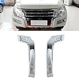 JESYMBX Para Mitsubishi Pajero Montero V93 V97 V98 2015 2017 Para Choque Dianteiro Inferior Cromado Tampa Tampa Esquerda E Direita