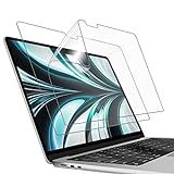 JETech Película Protetora De Tela Para MacBook Air 13 6 Polegadas 2022 M2 Filme Antirreflexo Fosco Anti Impressão Digital Pacote Com 2