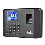 Jethrora Máquina De Atendimento De Senha De Impressão Digital Biométrica Inteligente Relógio De Ponto Gravador De Check In De Funcionários Tela LCD De 2 4 Polegadas Comando De Voz 11 Idiomas Máquina D
