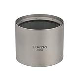 Jethrora Mini Fogão A Álcool Forno De Fogão De Álcool Líquido De Titânio Leve Para Acampamento Ao Ar Livre Mochila Caminhadas