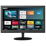 Jexiop Smart Tv De 20 Polegadas- Tela Plana Led Full Hd 1080P Com Tv Atsc- Com Hdmi Usb Integrado- Adequada Para Cozinha- Quarto De Criança- Porão Ou Trailer