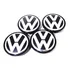 Jg 4pçs Calota P/ Roda Original Vw Jetta Passat Aro 16 17 18