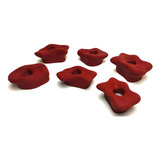 Jg 6 Agarras Parede Escalada Cor Terracota 1m2 Sem Fixadores