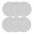 Jg 6 Prato Raso Renda Porcelana 26,5cm Refeições Pousada