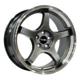 Jg Roda Rodera Advan Gt Aro 17 Tala 8 5x100 Leve Jdm