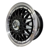 Jg Rodas Bbs Aro 15 Gol Quadrado Brw 900 Novas 4x100 108 