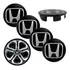 Jg Tampinha Calota Miolo Roda Honda Hrv Crv 6 9cm Preta Nova