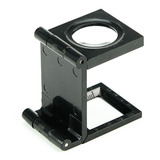 Jiaxi Off set Lupa Conta Fios Preta 10x De Mesa