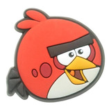 Jibbitz Charm Angry Birds Vermelho Unico
