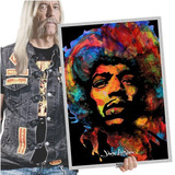 Jimi Hendrix Poster Quadro