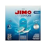 JIMO Lava Louça Multicamadas Detergente Concentrado Para Máquinas De Lavar Louças Desengordurante Mais Brilho E Proteção às Louças 25 Pastilhas