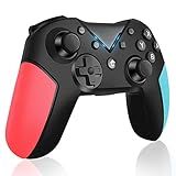 JINQII Controlador Bluetooth Sem Fio Para Nintendo Switch Pro Controlador Gamepad Para Nintendo Switch Console  Motores Duplos  Sensor Giroscópio De 6 Eixos