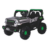 Jipe Infantil Elétrico 12v Carrinho Controle Remoto Música Cor Cinza escuro Voltagem Do Carregador 110v 220v