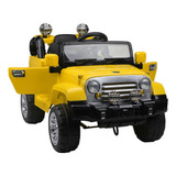 Jipe Trilha Elétrico 12v Amarelo Bel