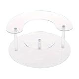 JISADER Expositor De Sobremesas Transparente Conjunto De Expositor De Mesa De Sobremesas Suporte De Acrílico Multiuso Para Cômoda Despensa Armário Para