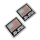 Jiu Jitsu Bandeira EUA Patch Bordado Para Faixa Kimono Roupa