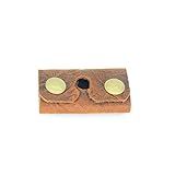 JJNUSA Bolsa De Viagem Minimalista Feita à Mão à Moda Antiga Bolsa De Couro Com Borda Dupla Capa De Barbear Masculina Para Viagem 02