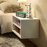 JM3 Moveis Mesa Cabeceira Lateral De Cama Suspensa Quarto ECOS