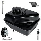 JMCHstore Tanque De Combustível A Gás Com Válvula Capotamento Para Motocultivador Mtd Cub Cadet Ft24- Rt35- Rt45- Rt65- 170-Lu-Tu-Vu-Cu- Motor Ohv 208 Cc 951-14077 751-14077 951-10796 751-12159 751-