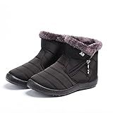 JMSUN Botas Femininas De Neve Inverno Impermeável Grossas E Quentes Pelúcia Quente Calçados Casuais Sapatos Ultraleves Cor2 38 
