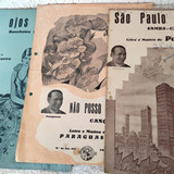 João De Barro Paraguassú São Paulo Da Garôa Etc 3 Partituras