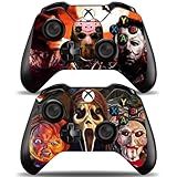 JOCHUI Original XB One Controllers Skin Covers Vinil Adesivos Skin XB1 Decalques Horror Wrap Para Controle Regular XB One Ghost Skin Pacote Com 2 