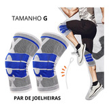 Joelheira 3d Ortopedica Tensor Compressão Silicone Patelar