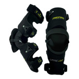 Joelheira Articulada Motocross Mr Pro Classic Light Preto G