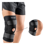 Joelheira Articulada Neoprene Com Reforço Hidrolight Preta